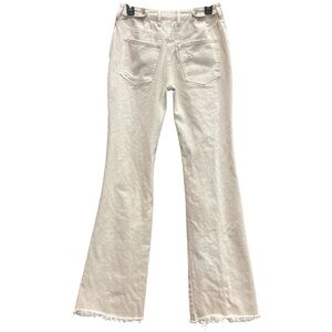 SER.O.YA Ollie Destructed Destroyed Wide Leg Tan JEANS Size 24